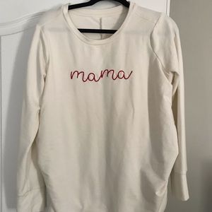 Mama maternity sweatshirt
